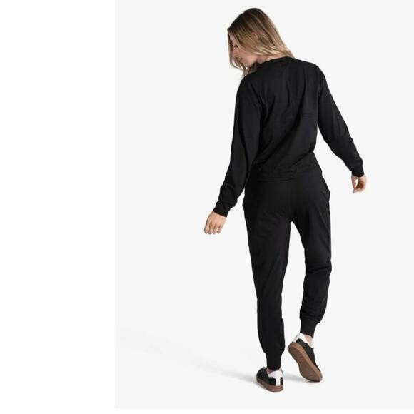 LOLË Om Tech Joggers Black Light Weight Size M - Picture 2 of 16